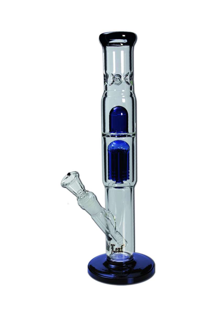 Heavy Black Leaf stekleni bong