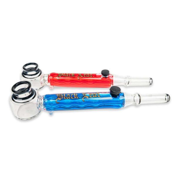 Black Leaf® Glass Pipe / Vaporizer (2-delni)